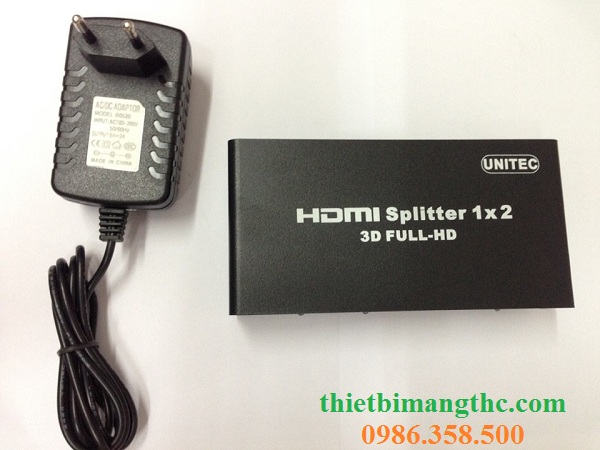 Bộ chia HDMI 2 cổng Y-C1002 Unitec